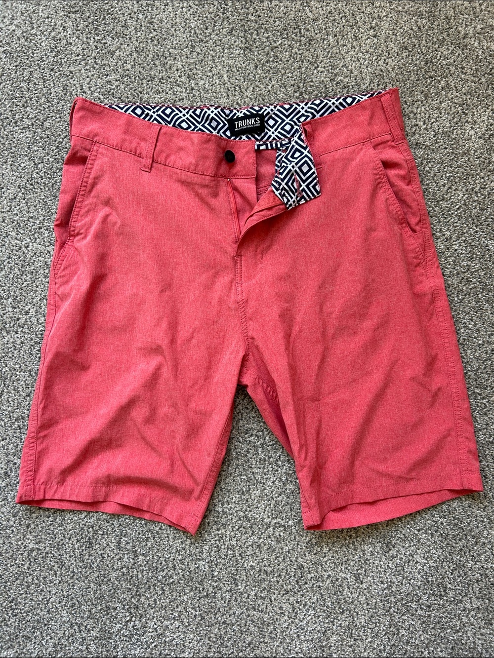 Red Men's Casual Shorts